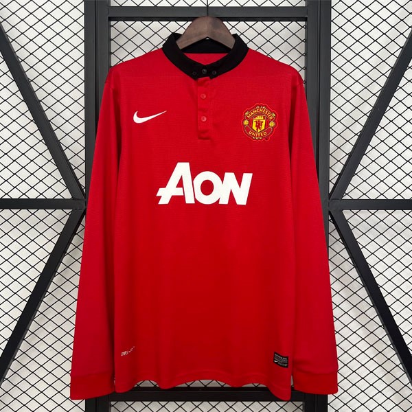 Tailandia Camiseta M-U 1ª ML Retro 2013-2014